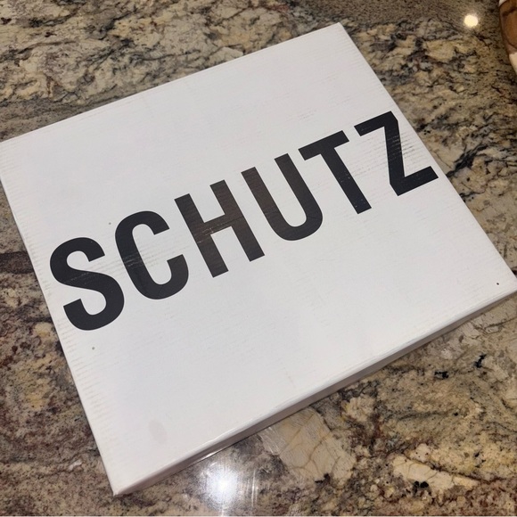 SCHUTZ Cream Heeled Boots with Croc-Embossed Texture - Picture 5 of 11